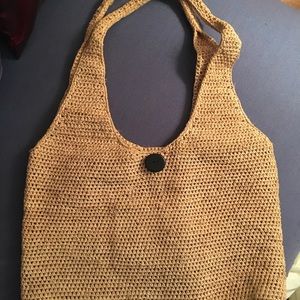 Helen Kaminski Raffia Bucket Bag